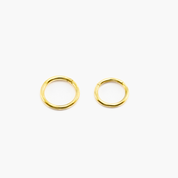 Piercing pour oreilles en or - Clicker Ring