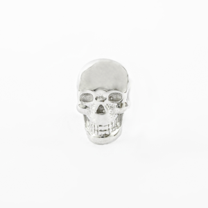 Piercing oreille or blanc BVLA - Skull