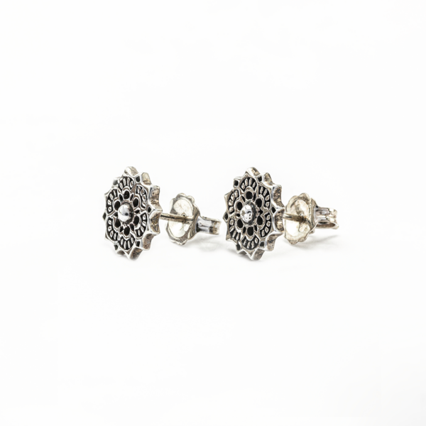 Piercing oreilles en argent Tawapa - Afgan ear Stud